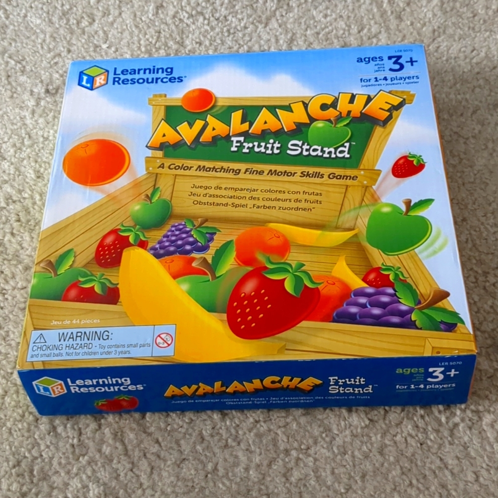 Learning Resources Avalanche Fruit Stand game